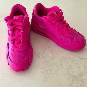 Nike Air Max 90 Ltr 83377 - 603 Laser Fuchsia Pink Girls Size: U.S. Youth 2.5